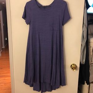 XXS LuLaRoe purple heathered Carly